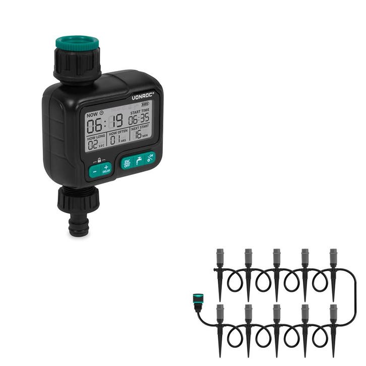 Watertimer en Irrigatiesysteem | Complete Starterset, Tuin en Terras, Bewateringscomputers, Nieuw, Verzenden