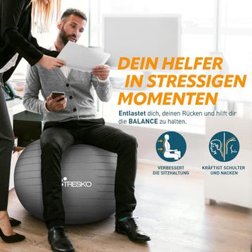 Fitness bal - Yoga bal - Pilates bal - Zwangerschapsbal - 85, Sport en Fitness, Verzenden, Zo goed als nieuw