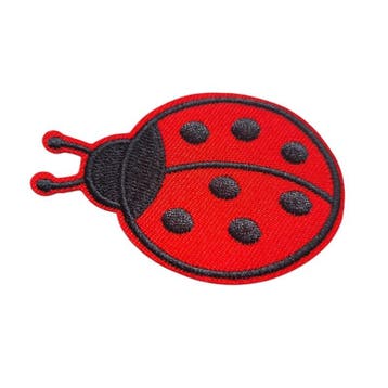 Embleem ladybug - lieveheersbeestje - 7 x 4.5 cm - applic..., Ophalen of Verzenden, Nieuw, Overige typen