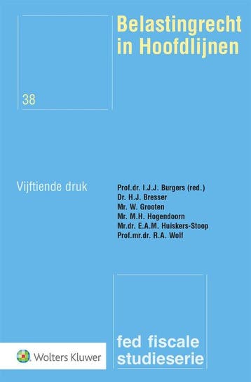 9789013184143 Belastingrecht in Hoofdlijnen, Verzenden, Nieuw