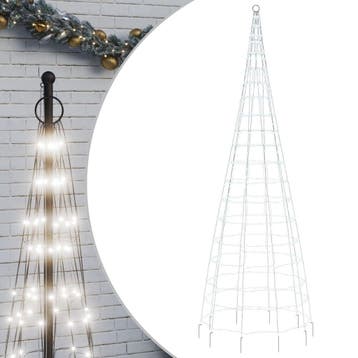 Kerstverlichting led-vlaggenmast 300cm | retourdeal 47% krt, Ophalen of Verzenden, Nieuw