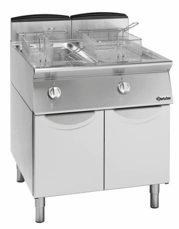 Bartscher Gas friteuse met onderbouw - 2 x 13 Liter, Verzenden, Nieuw in verpakking