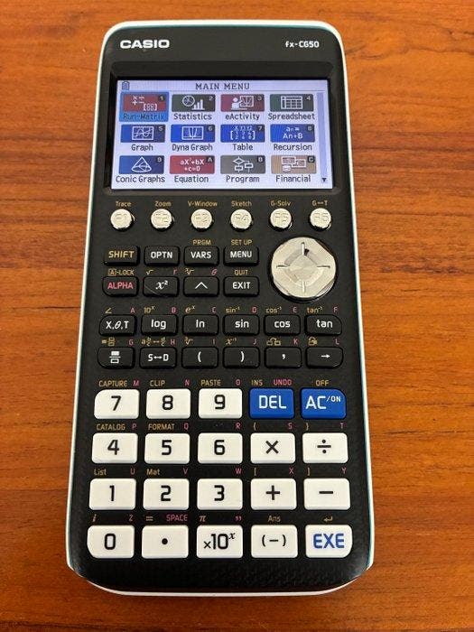 Casio fx-CG50 Graphing Calculator - Computer - met deksel en, Spelcomputers en Games, Spelcomputers | Overige Accessoires