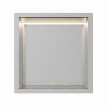 RVS Inbouwnis 30x30x7cm met RGB verlichting, Doe-het-zelf en Verbouw, Verzenden, Nieuw