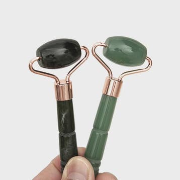 Jade Gezichtsroller & Gua Sha Tool - Natuursteen Massage voo, Verzenden, Nieuw