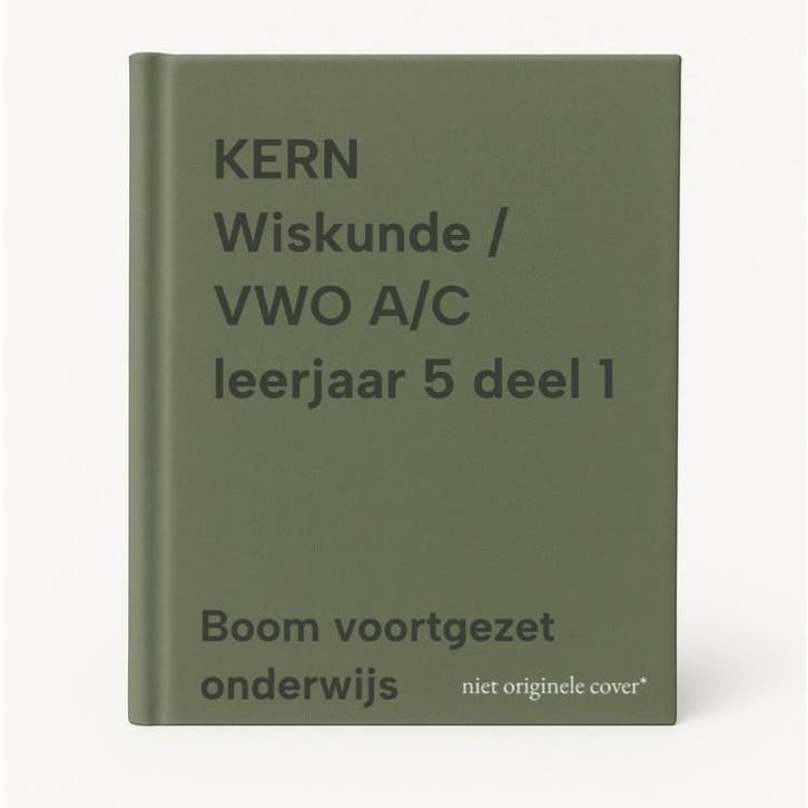 KERN Wiskunde / VWO A/C leerjaar 5 deel 1 9789464421378, Boeken, Overige Boeken, Zo goed als nieuw, Verzenden