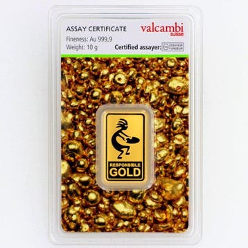 10 gram - Goud .999 - ESG - Auropelli - Valcambi SA -