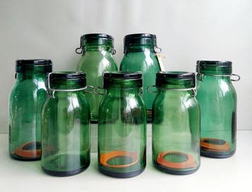 Bulach - Pot (7) - Glas - Set weckpotten
