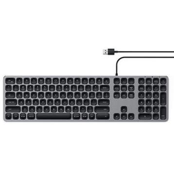 Satechi Aluminum USB Bedraad Toetsenbord met Numeriek Toetse, Verzenden, Zo goed als nieuw