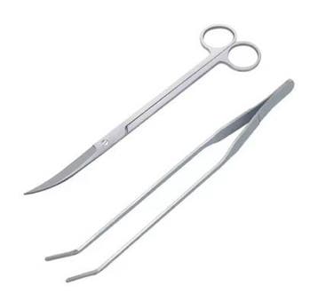 Aquarium Tools Set RVS Aquascape Schaar Pincet Schep (, Dieren en Toebehoren, Vissen | Aquaria en Toebehoren, Verzenden, Nieuw