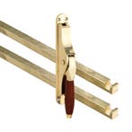 Pomp-espagnolet Bonton bubinga messing ongelakt inclusief 2, Verzenden, Nieuw