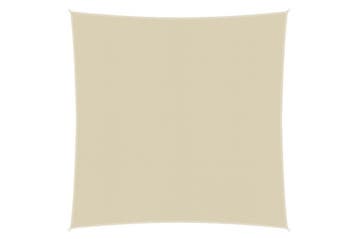 Schaduwdoek 4 x 4m | Vierkant - Waterresistent | Zandkleur, Ophalen of Verzenden, Nieuw