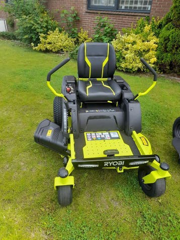 Ryobi ZTR 480ex elektrische zero-turn zitmaaier overjarig!!, Nieuw, Ophalen of Verzenden, Ryobi, Mulchfunctie