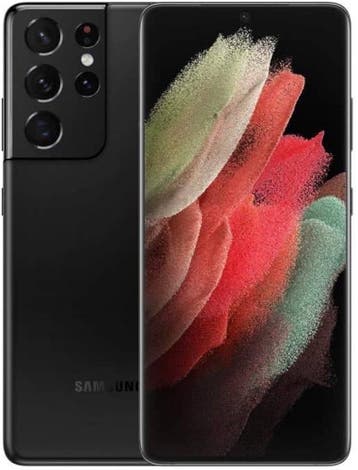 Als nieuw Samsung Galaxy S21 Ultra 256GB black (model 20..., Nieuw