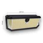 Solar wandlamp Trival met bewegingssensor en 3 lichtstanden, Huis en Inrichting, Lampen | Wandlampen, Verzenden, Nieuw, Kunststof