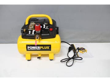 Powerplus POWX1721 - Draagbare olievrije compressor - 6, Verzenden, Zo goed als nieuw