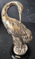 sculptuur, Statuette cigogne signée - 27 cm - Hars,