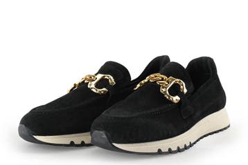 Manfield Loafers in maat 39 Zwart, Verzenden, Zwart, Overige typen, Zo goed als nieuw