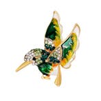 Fako Bijoux - Broche - Vogel - 42x41mm - Groen, Verzenden, Nieuw