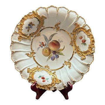 Meissen - Onderbord - Porselein - Meissen kabinetbord