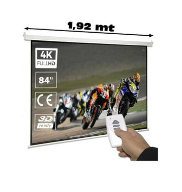 Elektrisch Projectiescherm 100 16:9 Luxscreen, Zichtbaar..., Audio, Tv en Foto, Verzenden, Nieuw