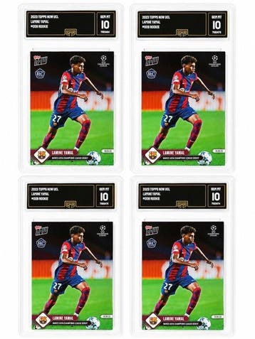 2023 Topps Topps Now UCL Lamine Yamal 009 Rookie-kaart,, Nieuw
