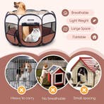 Puppyren - Hondenren- Dierenren - 72x72x45 cm - Bruin - Nobl, Dieren en Toebehoren, Verzenden, Zo goed als nieuw