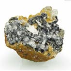 XL Superb! COMBO! baryt, cerussiet, pyriet Kristalcluster -