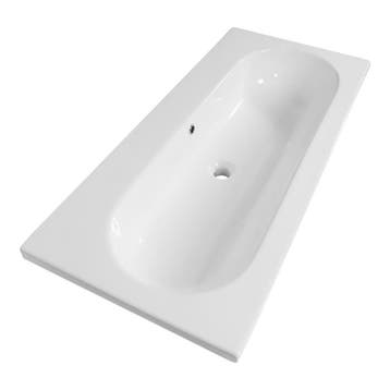 Brauer Moon Wastafel - 100 cm - met 1 Spoelbak en 0, Ophalen of Verzenden, Nieuw