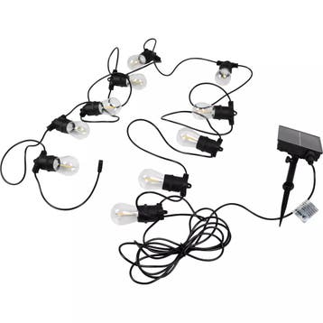 Benson Solar LED lichtsnoer - 8 meter - Warm wit - 10 lam..., Ophalen of Verzenden, Nieuw