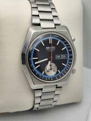 Seiko - Rare Helmet - Automatik Chronograph - Zonder