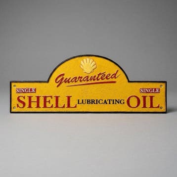 Reclamebord - Shell - Gietijzer