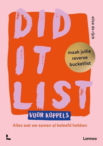 Bucketlist - Did it list voor koppels: maak jullie (Nieuw), Boeken, Verzenden, Nieuw, Elise De Rijck