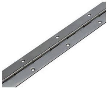 DX Pianoscharnier rvs gepolijst 780x32 mm, Verzenden, Nieuw