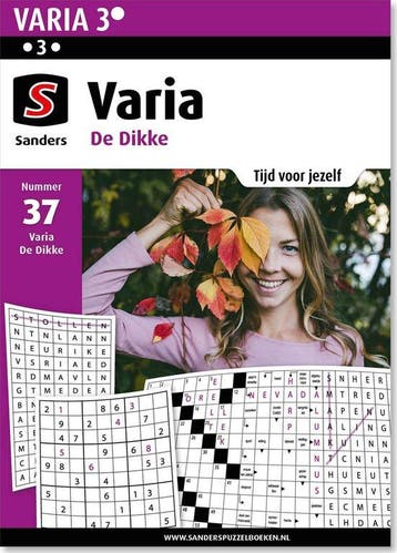 Sanders Puzzelboek Varia 3* De Dikke, editie 37, Boeken, Verzenden, Gelezen