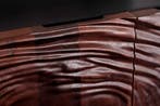 Massief dressoir FLUID 175cm Walnoot Bruin Acaciahout 3D, Huis en Inrichting, Kasten | Dressoirs, Ophalen of Verzenden, Nieuw