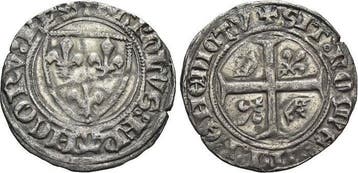 Blanc Frankreich Karl Vi 1380-1422, Verzenden