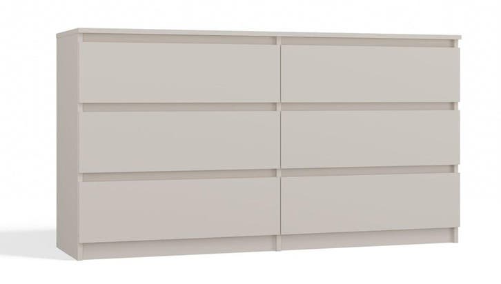 Ladekast creme 140 cm  6 lades Creme (Slaapkamer), Huis en Inrichting, Kasten | Ladekasten, Nieuw, 5 laden of meer, Overige houtsoorten