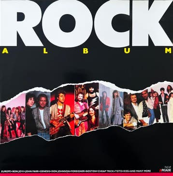 LP gebruikt - Various - Rock Album, Verzenden, Zo goed als nieuw, Overige formaten