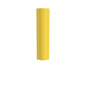 D - flexx Alfa staanderbeschermer - Geel - Polyethyleen (PE), Verzenden