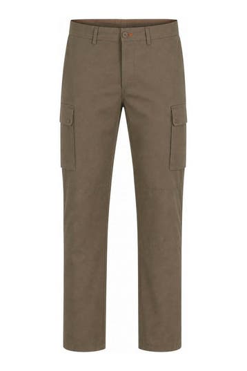 Napapijri Broek in maat L Beige, Verzenden, Zo goed als nieuw, Overige kleuren, Napapijri