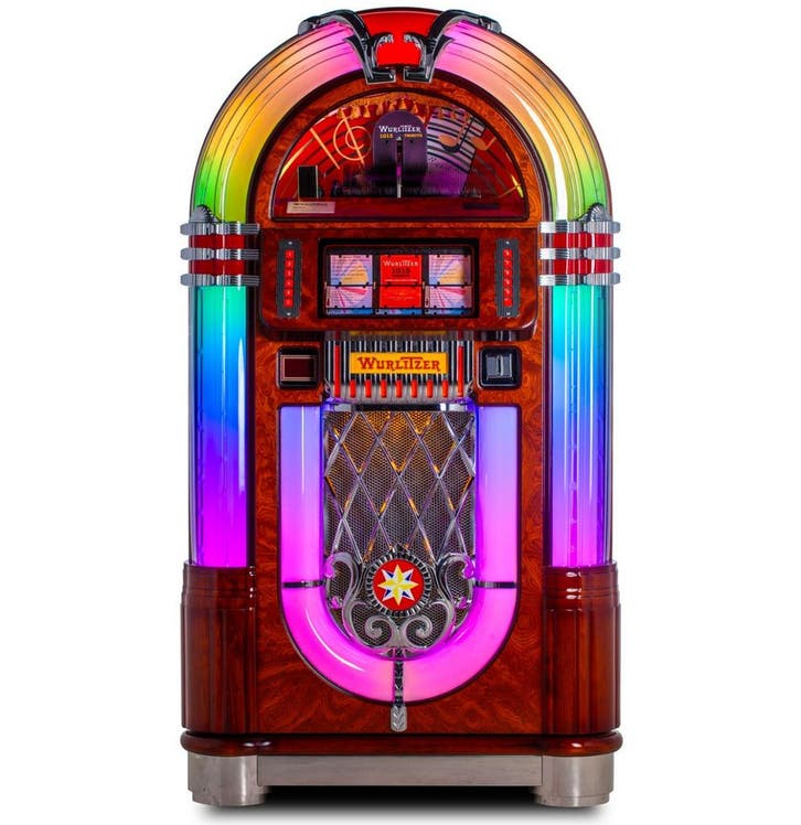 The Nieuwe Wurlitzer CD Tribute 1015 Jukebox, Verzamelen, Automaten | Jukeboxen, Ophalen