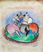 Giuseppe Cesetti (1902-1990) - Cavalli e Fantini