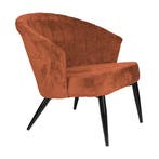 *WOONWINKEL* Dutchbone Georgia Fauteuil Terra Velvet, Huis en Inrichting, Fauteuils, Verzenden, Nieuw