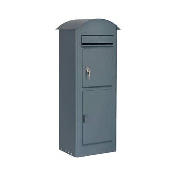 SafePost 80PZ brievenbus met pakketvak staal en, Verzenden, Nieuw