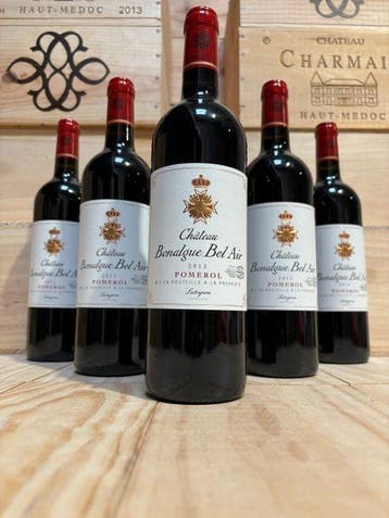 2013 Château Bonalgue Bel Air - Pomerol - 6 Flessen (0.75, Nieuw