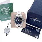 Breitling Avenger GMT A32320; Automatisch Heren Horloge, Overige merken, Staal, Polshorloge, Ophalen of Verzenden