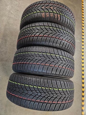205/55/16 91H DUNLOP WINTERBANDEN 7,1MM PROFIEL DEMO 4X, Ophalen, Gebruikt, 16 inch, Band(en)
