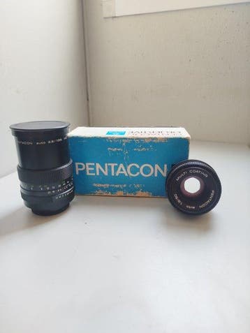 Pentacon M42 – Auto MC 2,8/135mm + Pentacon Auto 1,8/50mm |, Audio, Tv en Foto, Nieuw