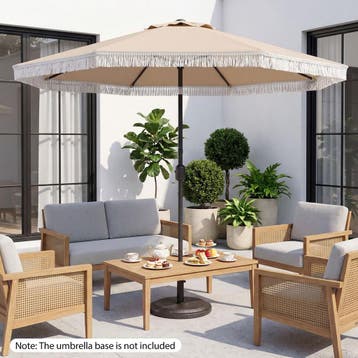 2dekans | Coast parasol met slinger en kantelfunctie - 270, Ophalen of Verzenden, Zo goed als nieuw